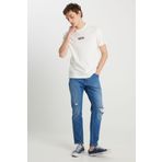 Wrangler Erkek T-Shirt W2510527, Kırık Beyaz, S