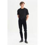 Wrangler Erkek Texas Slim Kadife Pantolon Black - Klasik - 31