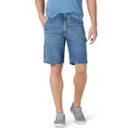 Wrangler Erkek Vintage Renk Marangoz Denim Şort, Mavi, 56 Standart