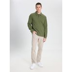 Wrangler Haki Erkek Polo T-Shirt W242778308 Regular Polo T-Shirt