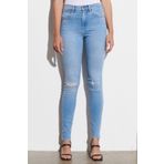 WRANGLER High Rise Skinny Fit Dar Kesim Yüksek Bel Kadın Açık Mavi Pamuklu Esnek Jean Denim Kot Pantolon