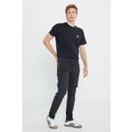 WRANGLER Larston Slim Fit Dar Kesim Düşük Bel Dar Paça Siyah Erkek Esnek Jean Denim Kot Pantolon