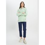 Wrangler Loose Fit Kapüşonlu Kadın Sweatshirt Açık Gri XS