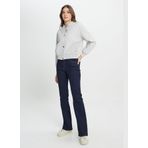 Wrangler Loose Fit Rahat Kesim Kapitone Detaylı Kadın Gri Bomber Ceket W242741, Gray, M