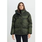 WRANGLER Loose Fit Rahat Kesim Kapüşonlu Cep Detaylı Cosy Utility Kadın Haki Şişme Mont