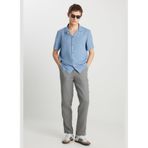 Wrangler Mavi Erkek Relaxed Gömlek W2510722TF Relaxed Fit Tencel