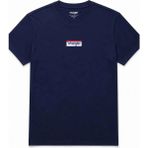 Wrangler Mid Logo Erkek T-Shirt W2610068410 - Lacivert