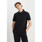 Wrangler Minimalist Polo Yaka Kısa Kol Erkek T-Shirt - Günlük Stil