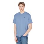 Wrangler Minimalist Regular Fit Kısa Kol Erkek T-Shirt, Mavi, S Beden