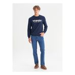 Wrangler Normal Bel Straight Mavi Erkek Denim Pantolon MW121HR36B Orta Mavi Denim Pantolon