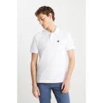 Wrangler Pamuk Regular Fit Düğmeli Polo Yaka T Shirt Erkek Polo Yaka T Shirt MW7D5K4XX2T989 - Beyaz