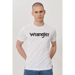 WRANGLER Regular Fit Normal Kesim Bisiklet Yaka %100 Pamuk Beyaz Erkek T-shirt