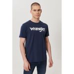 WRANGLER Regular Fit Normal Kesim Bisiklet Yaka %100 Pamuk Lacivert Erkek T-shirt