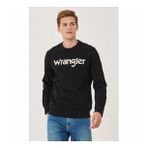 Wrangler Regular Fit Normal Kesim Erkek Siyah Sweatshirt