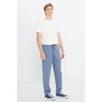 Wrangler Regular Fit Normal Kesim Mavi Bağcık Detaylı Chino Erkek Pantolon