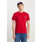 Wrangler Regular Fit Small Logo Kırmızı Erkek T-Shirt MW70MD33UU - 3XL