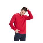 Wrangler Regular Fit Small Logo Sweatshirt Erkek Sweatshirt, Kırmızı, S