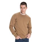 WRANGLER Regular Fit Triko Kazak, M, W242724, Beige-W242724614, Erkek