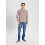 WRANGLER Regular Fit Vizon Triko Kazak, 2XL, Clay-W24272460, Clay-W24272460, Erkek