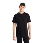 WRANGLER Relaxed Fit Dokulu Basic T-Shirt, L, W2510718001, Siyah, Erkek