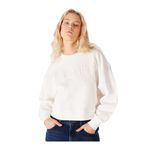 Wrangler Relaxed Sweatshirt Kadın Sweatshirt, Beyaz, L