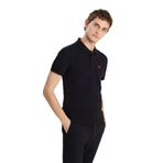 Wrangler Siyah Erkek Polo T-Shirt MW7D5K4XX2T001 Erkek Regular Polo