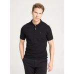 Wrangler Siyah Erkek Polo T-Shirt W7D5K4XX2T001 Kısa Kollu Polo Tshir - 3XL