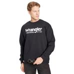 Wrangler Sweatshirt Erkek Sweatshirt, Siyah, M