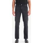 Wrangler Texas Denim Pamuklu Straight Fit Normal Bel Düz Paça Pantolon Erkek Kot Pantolon MW1210001 2TI SİYAH