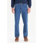 Wrangler Texas Denim Pamuklu Straight Fit Normal Bel Düz Paça Pantolon Erkek Kot Pantolon MW121HR 36B - Mavi - 34 / 32