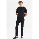 Wrangler Texas Pamuklu Slim Fit Dar Kesim Cepli Esnek Jean Kot Pantolon, Siyah, 34/32