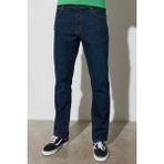 Wrangler Texas Slim Fit Dar Kesim Normal Bel Esnek Jean Kot Pantolon - 32 / 32 - Mavi