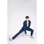 Wrangler Texas Slim Fit Dar Kesim Normal Bel Haki Esnek Pantolon - Koyu Deniz Mavisi - 36 / 32