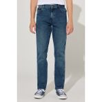Wrangler Texas Slim Fit Dar Kesim Normal Bel Mavi Esnek Jean Kot Pantolon - 36 - Orta Mavi