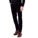 Wrangler Texas Slim Kadife Pantolon Erkek Pantolon, Taş Siyah, 31/30
