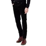 Wrangler Texas Slim Kadife Pantolon Erkek Pantolon, Taş Siyah, 35/32