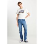 WRANGLER Texas Straight Fit Normal Bel Düz Paça Koyu Mavi Pamuklu Esnek Denim Jean Pantolon, 40/32, W12S, Heritage Haze-W12S00018357, Erkek