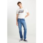 WRANGLER Texas Straight Fit Normal Bel Düz Paça Koyu Mavi Pamuklu Esnek Denim Jean Pantolon