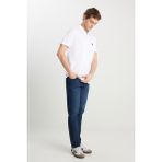 Wrangler W12S00019337 Mavi Erkek Texas Slim Fit Dar Kesim Normal Bel Dar Paça Gri Melanj Pamuklu Esnek Denim Jean Pantolon - 33 / 32
