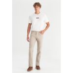 Wrangler W12S004614 Bej Erkek Texas Authentic Slim Fit Dar Kesim Normal Bel Esnek Pantolon - 38 / 32