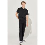 Wrangler W12SEA001 Texas Slim 001 Black Erkek Slim Texas Slim Pantolon - Siyah - 30 - 32