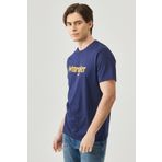 Wrangler W211922410 Lacivert Logo Erkek T-shirt