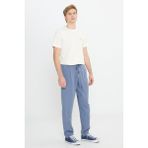 Wrangler W221266TF Indigo Erkek Beli Lastikli Chino Jogger Pantolon - İndigo - M