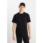 Wrangler W2510718001 Siyah Erkek Regular Fit Bisiklet Yaka T-Shirt