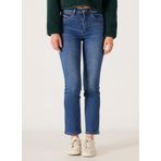 Wrangler W26L4737A Yeşil Normal Bel Dar Paça Denim Kadın Pantolon