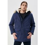 Wrangler W4D0WX114 Parka Lacivert Erkek Mont