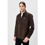 Wrangler W5A14AH44 Kahve Regular Fit Erkek Gömlek