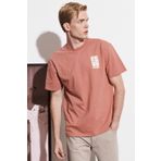 Wrangler W7A1DFXHZ Pembe Erkek T-Shirt