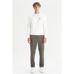 WRANGLER WM01200001UU Haki Erkek Liyosel Kumaş Slim Fit Chino Beli Lastikli Pantolon