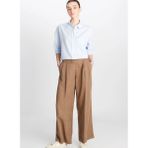 Wrangler Yüksek Bel Relaxed Deve Tüyü Kadın Pantolon W2510473211-Bol Paça Tencel Pantolo